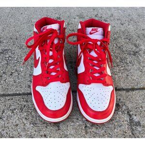 Nike Air Jordan Sneakers – Red & White – Men’s Size 9